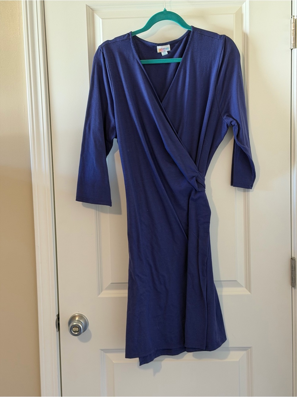 LuLaRoe Navy Blue Wrap Dress